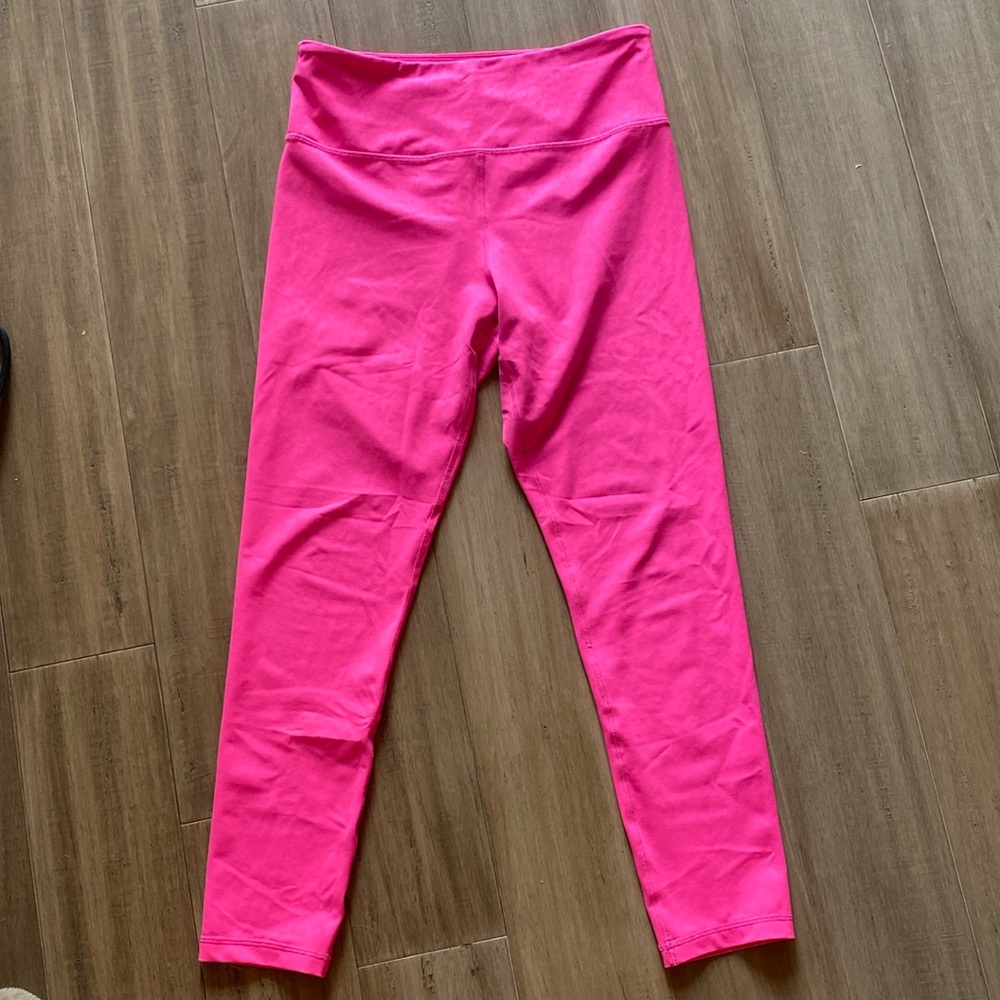 Zyia 8-10 hot pink leopard leggings